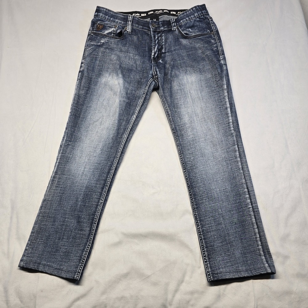 Lois Jeans Peter Slim Fit Men 34x29 Blue‎